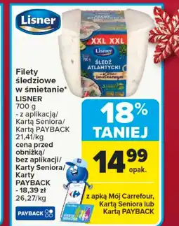 Carrefour Filety śledziowe Lisner oferta