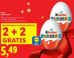 Lidl niespodzianka Kinder oferta
