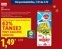 Lidl Mleko MU! oferta