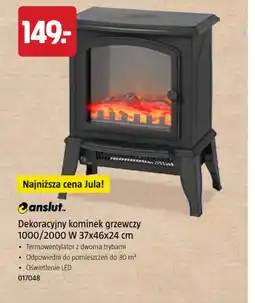 Jula Dekoracyjny kominek grzewczy oferta