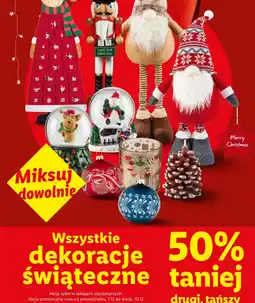 Lidl Dekoracje świąteczne oferta