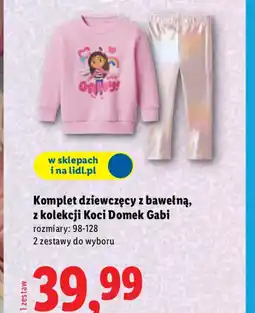 Lidl Komplet dziewczęcy oferta