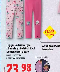 Lidl Legginsy dziewczęce oferta