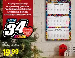 Lidl Kalendarz trójdzielny oferta