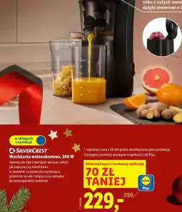 Lidl Wyciskarka wolnoobrotowa SILVERCREST oferta
