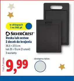 Lidl SILVERCREST Deska lub zestaw 2 desek do krojenia oferta