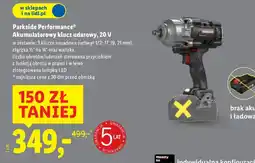 Lidl Akumulatorowy klucz udarowy oferta