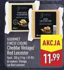 ALDI Ser red leicester Gourmet Finest Cuisine oferta