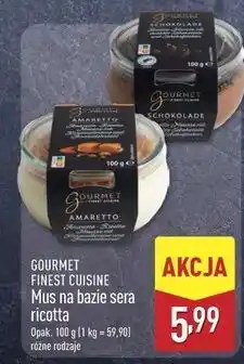 ALDI Mus na bazie sera ricotta czekoladowy Gourmet Finest Cuisine oferta