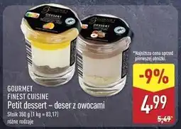 ALDI Deser orzechowy Gourmet Finest Cuisine oferta
