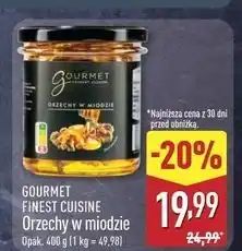 ALDI Orzechy w miodzie Gourmet Finest Cuisine oferta