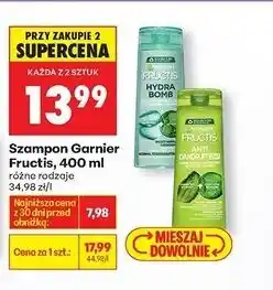 Biedronka Szampon przeciwłupieżowy Garnier Fructis Anti Dandruff oferta
