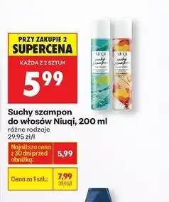 Biedronka Suchy szampon original Niuqi oferta