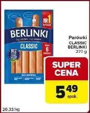 Carrefour Express Parówki classic Morliny Berlinki oferta