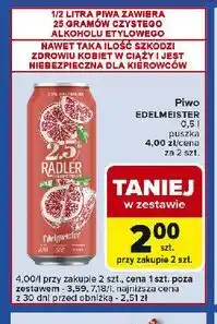 Carrefour Express Piwo Edelmeister Radler Grapefruit oferta