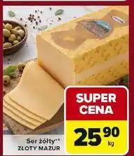 Carrefour Express Ser złoty mazur Mlekpol oferta