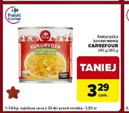 Globi Kukurydza konserwowa Carrefour Classic oferta