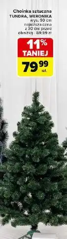 Carrefour Choinka weronika 90 cm oferta