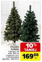 Carrefour Choinka tundra 120 cm oferta