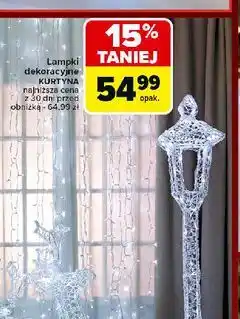 Carrefour Lampki kurtyna 100 led oferta