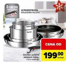 Carrefour Zestaw garnków ingenio l 35496 Tefal oferta