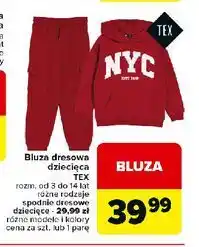 Carrefour Spodnie dresowe chłopięce roz. 3-14 lat Tex oferta