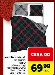 Carrefour Komplet pościeli scandic faro 220 x 200 cm oferta