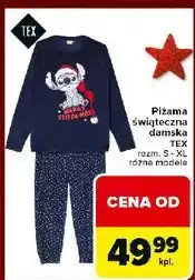 Carrefour Piżama świąteczna damska s-xl Tex oferta