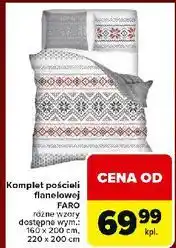 Carrefour Komplet pościeli flanelowej 220 x 200 cm + 2 70 80 Faro oferta