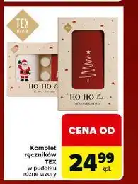 Carrefour Komplet ręczników Tex oferta