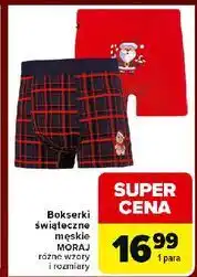 Carrefour Bokserki świąteczne Moraj oferta