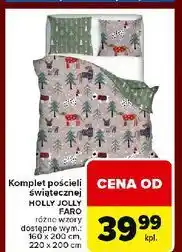 Carrefour Komplet pościeli holly jolly 220 x 200 cm Faro oferta