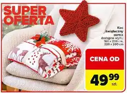 Carrefour Koc świąteczny 220 x 200 cm Impex (Pościel) oferta