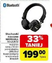 Carrefour Słuchawki major iv czarne Marshall oferta