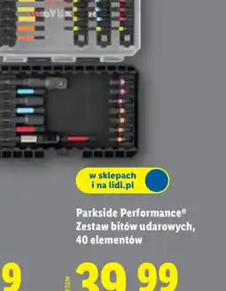 Lidl Zestaw bitów udarowych oferta
