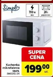 Carrefour Kuchenka mikrofalowa smo20l-24 Simpl oferta