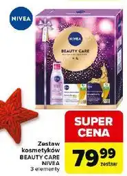 Carrefour Zestaw w pudełku beauty care: płyn micelarny 200 ml + krem na dzień 55+ 50 noc Nivea oferta