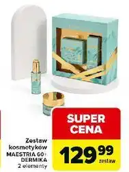 Carrefour Zestaw w pudełku 60+: krem 50 ml + serum 30 Dermika Maestria oferta