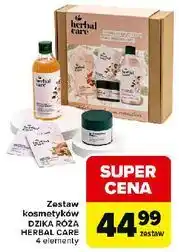Carrefour Zestaw w pudełku dzika róża: żel pod prysznic + krem maseczki do twarzy Farmona Herbal Care oferta