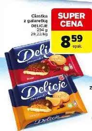 Carrefour Ciastka z galaretką wiśniową Delicje Szampańskie oferta