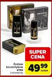 Carrefour Zestaw w pudełku ahead żel pod prysznic 250 ml + dezodorant 150 woda po goleniu 100 Str8 oferta