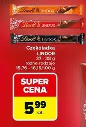 Carrefour Batonik z czekolady pomarańczą Lindt Lindor oferta