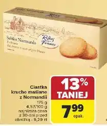 Carrefour Kruche ciastka maślane z creme fraiche isigny i jabłkiem Reflets De France oferta