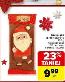 Carrefour Czekolada mikołaj Esprit De Fete oferta