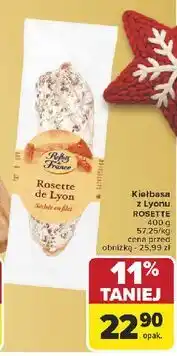Carrefour Kiełbasa rosette z lyonu Reflets De France oferta