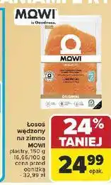Carrefour Łosoś norweski wędzony w plastrach Mowi oferta