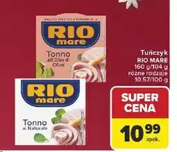 Carrefour Tuńczyk w sosie własnym Rio Mare oferta