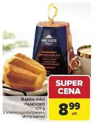 Carrefour Babka mini pandoro z kremem słony karmel Ore Liete oferta
