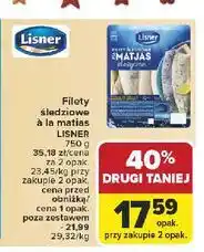 Carrefour Filety śledziowe a'la matjas klasyczne Lisner oferta