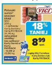 Carrefour Paluszki surimi snow crab Vici oferta